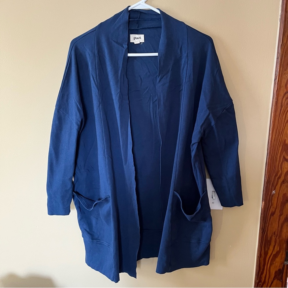 Pact Blue Women's Cardigan